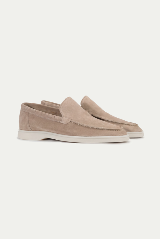 Amalfi Classic Suede Loafer Beige