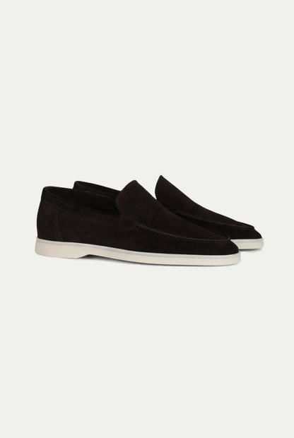 Amalfi Classic Suede Loafer Black