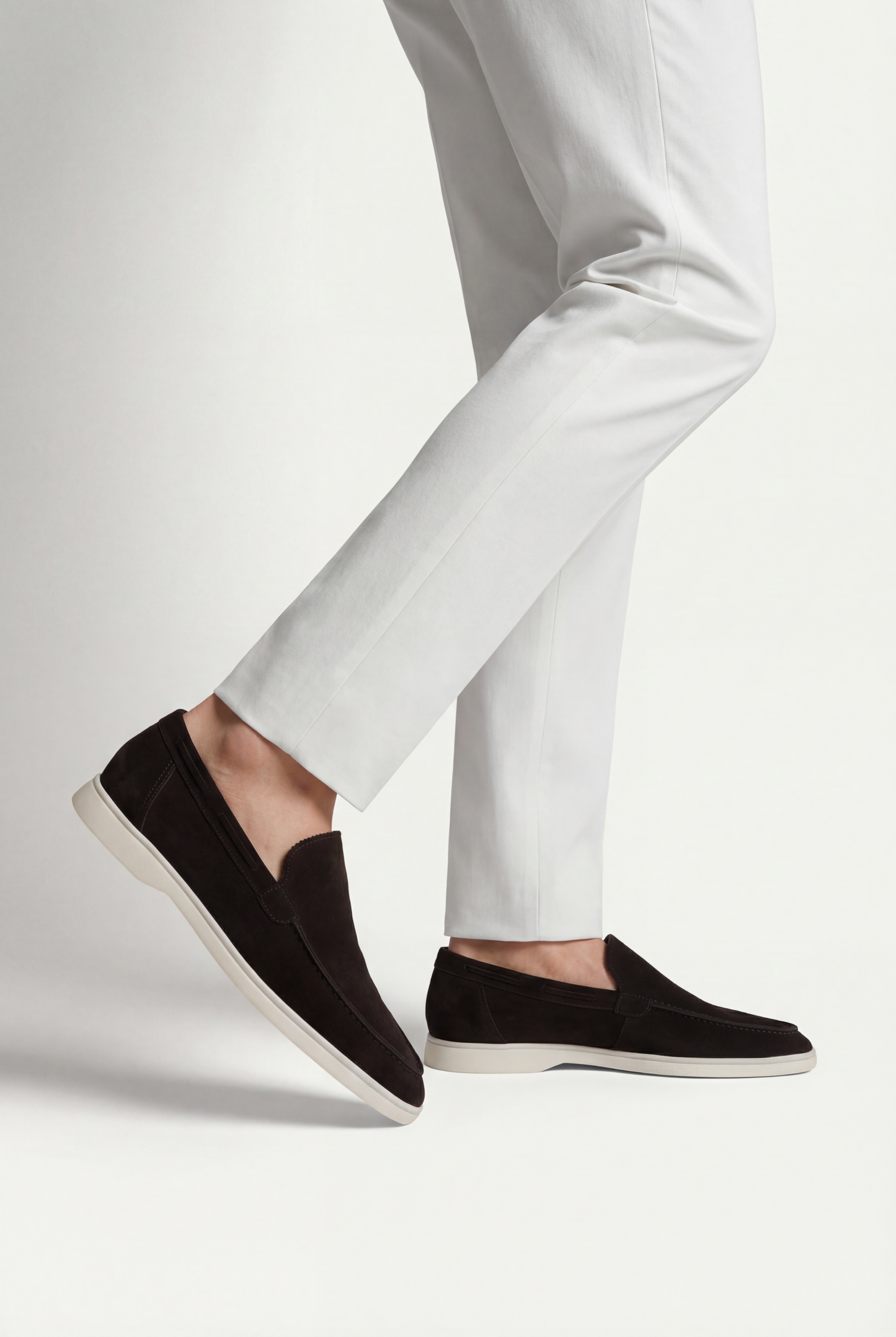 Amalfi Classic Suede Loafer Black