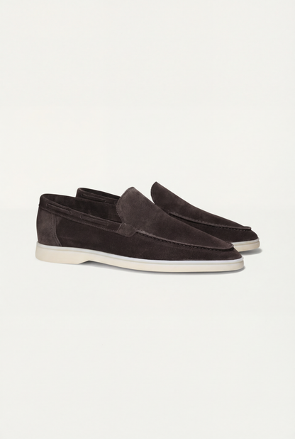 Amalfi Classic Suede Loafer Brown