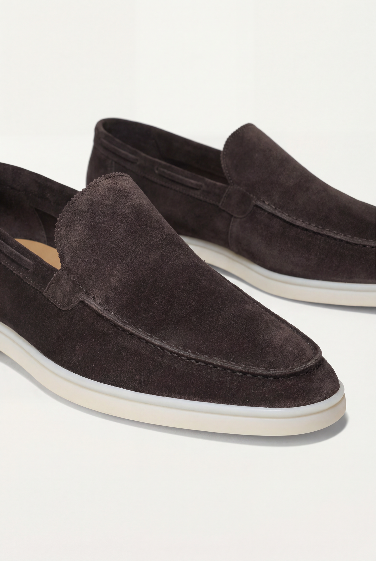 Amalfi Classic Suede Loafer Brown