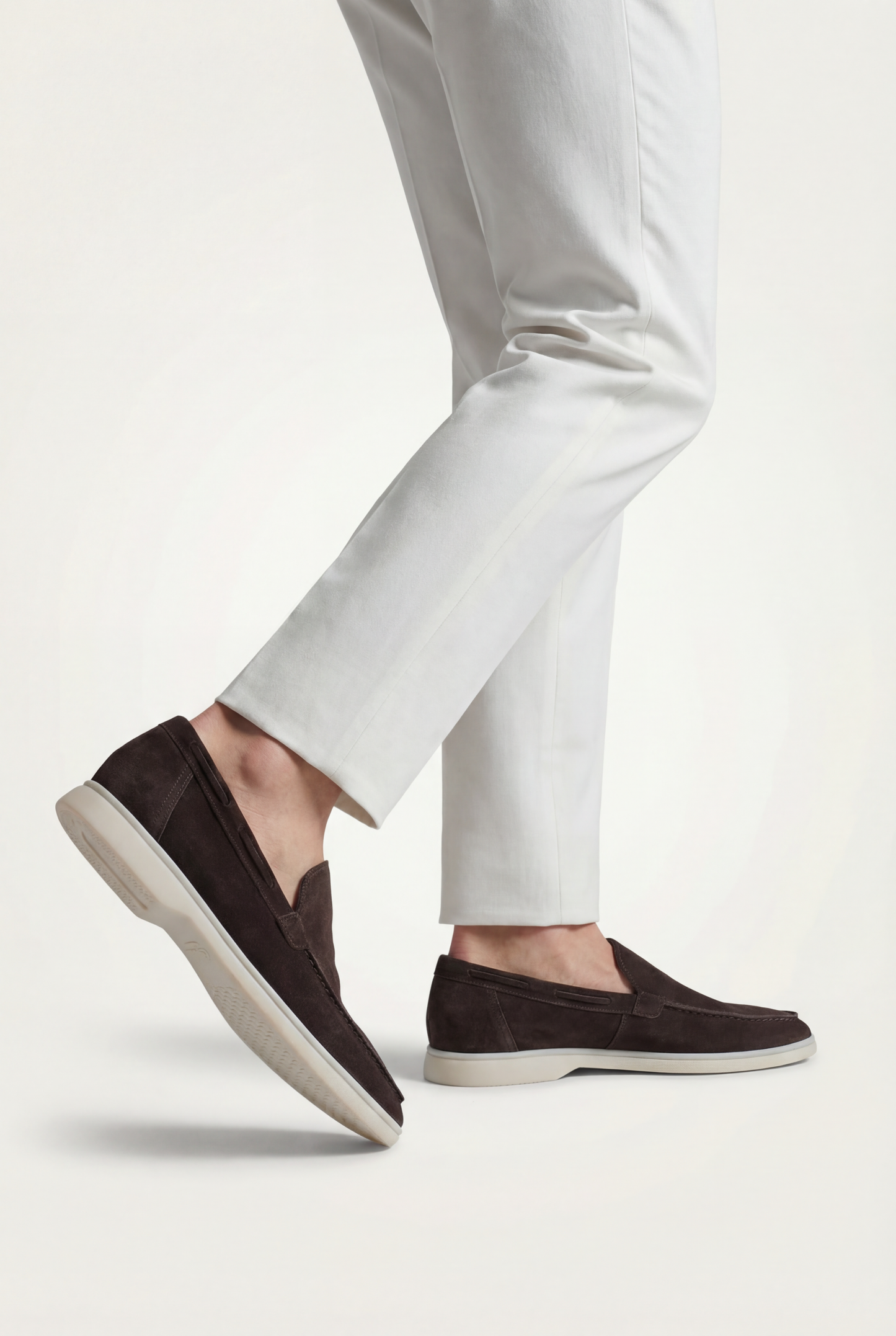 Amalfi Classic Suede Loafer Brown