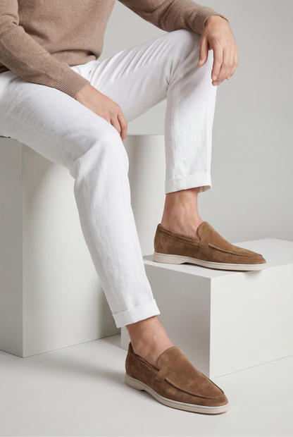 Amalfi Classic Suede Loafer Desert