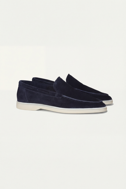 Amalfi Classic Suede Loafer Navy