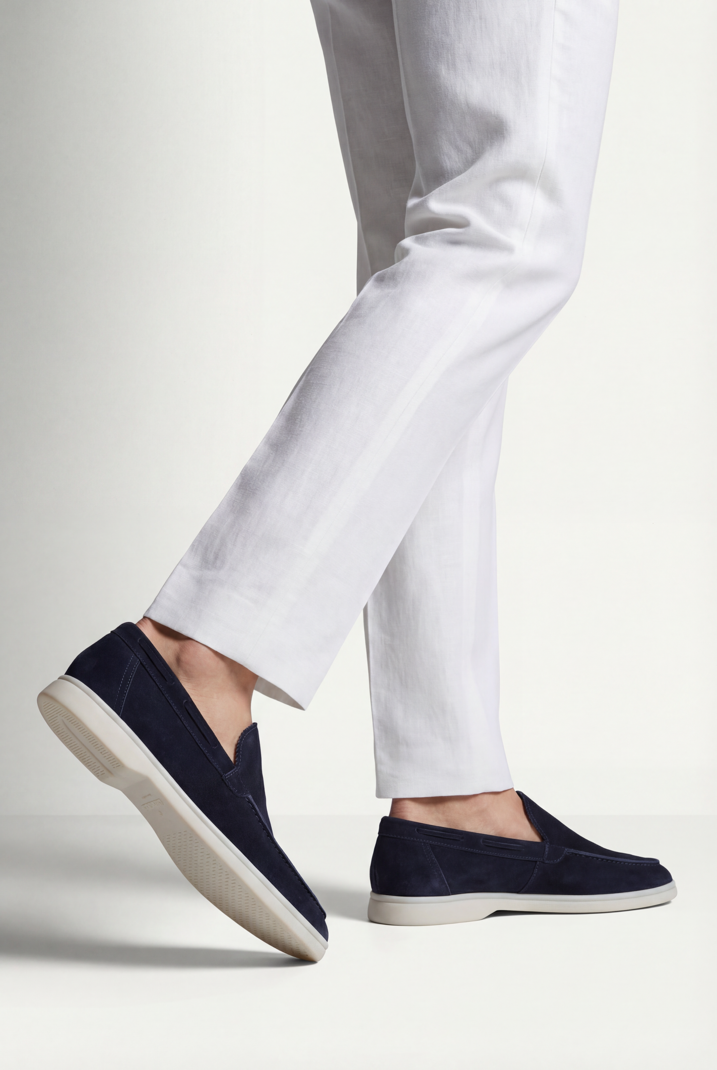 Amalfi Classic Suede Loafer Navy