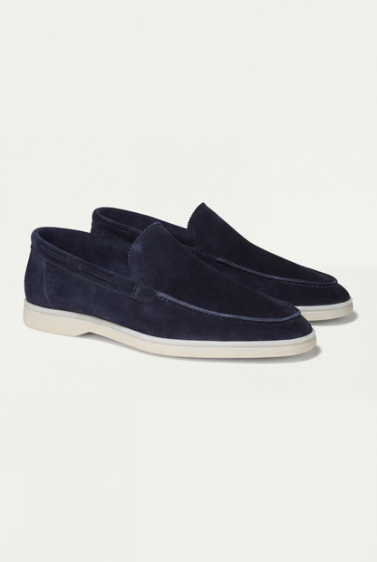 Amalfi Classic Suede Loafer Navy