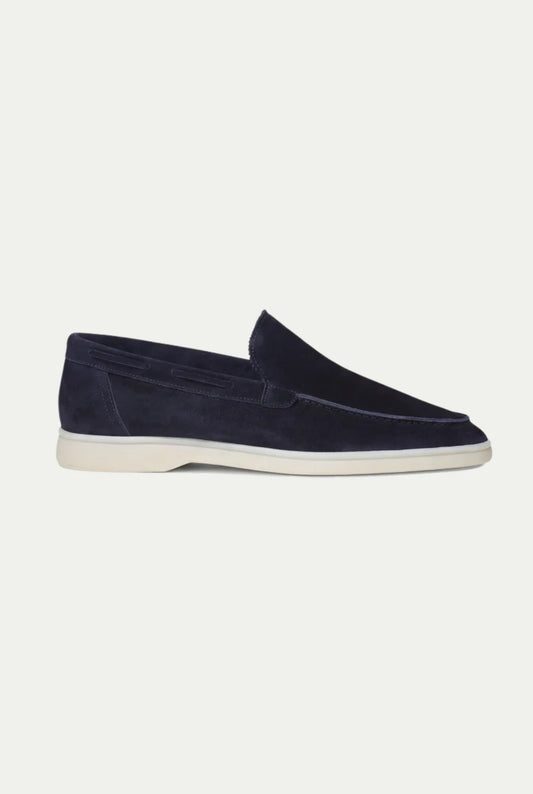 Amalfi Classic Suede Loafer Navy
