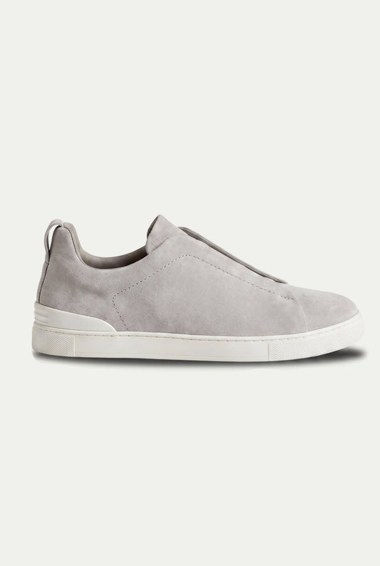 Monaco Suede Triple Stitch Sneaker Grey