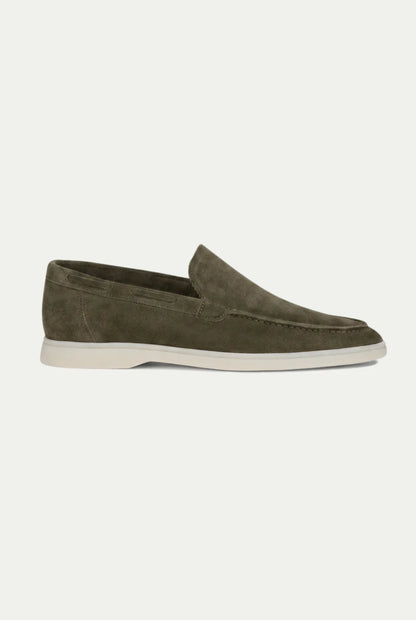 Amalfi Classic Suède Loafer Olive