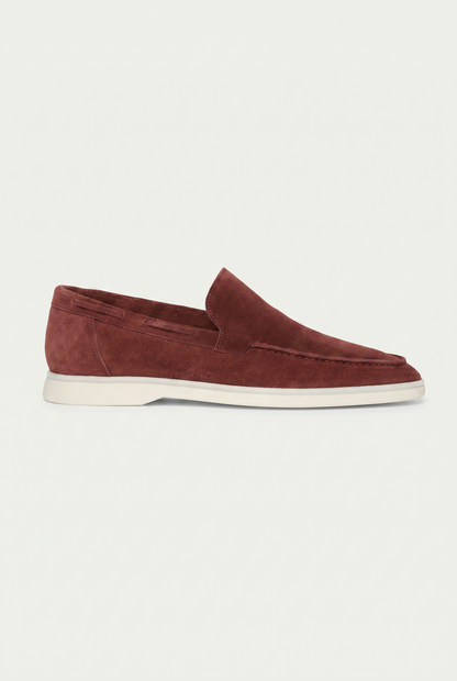 Amalfi Classic Suède Loafer Burgundy