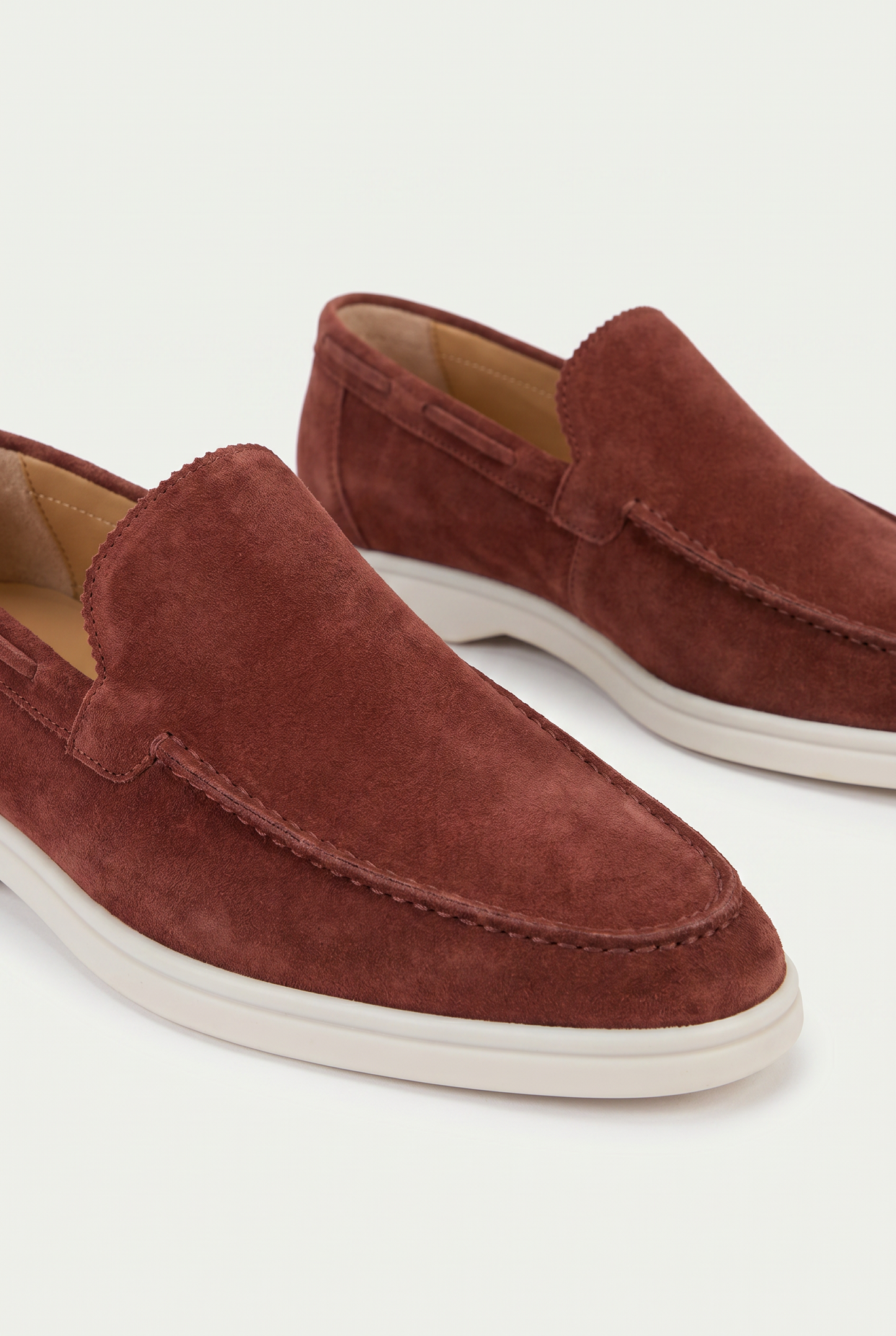 Amalfi Classic Suède Loafer Burgundy