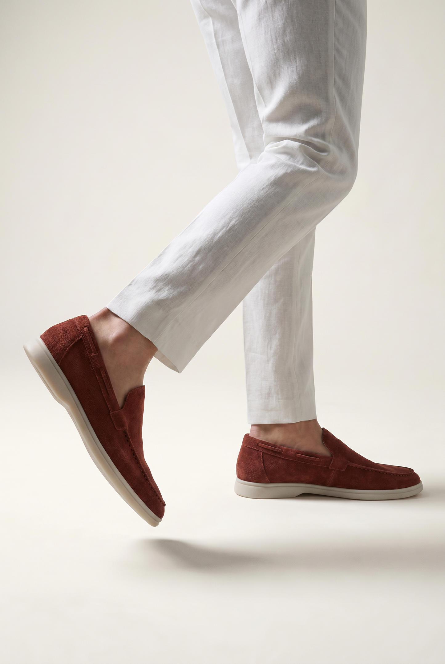Amalfi Classic Suède Loafer Burgundy