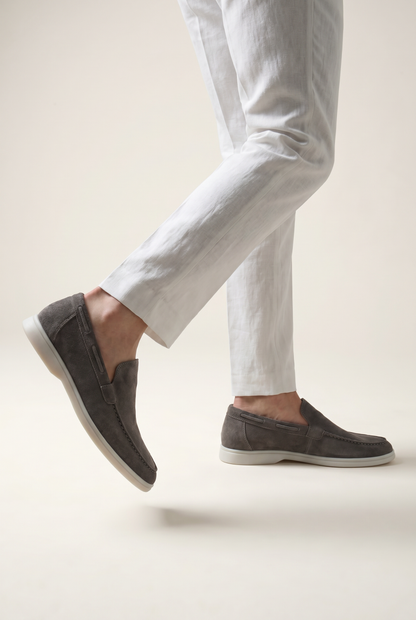 Amalfi Classic Suède Loafer Grey