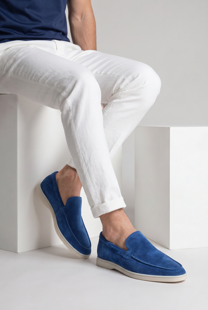 Amalfi Classic Suède Loafer Royal Blue