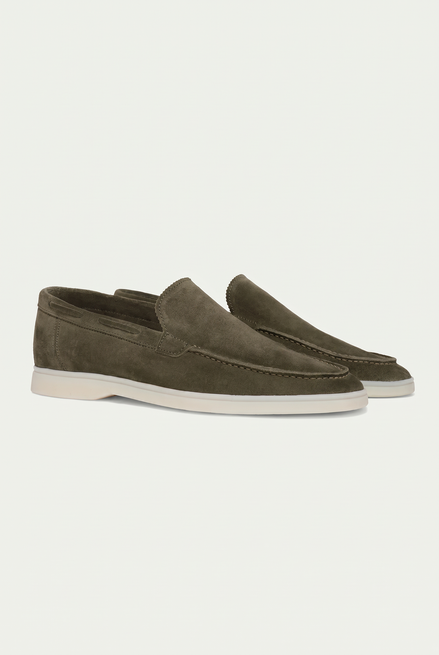 Amalfi Classic Suède Loafer Olive