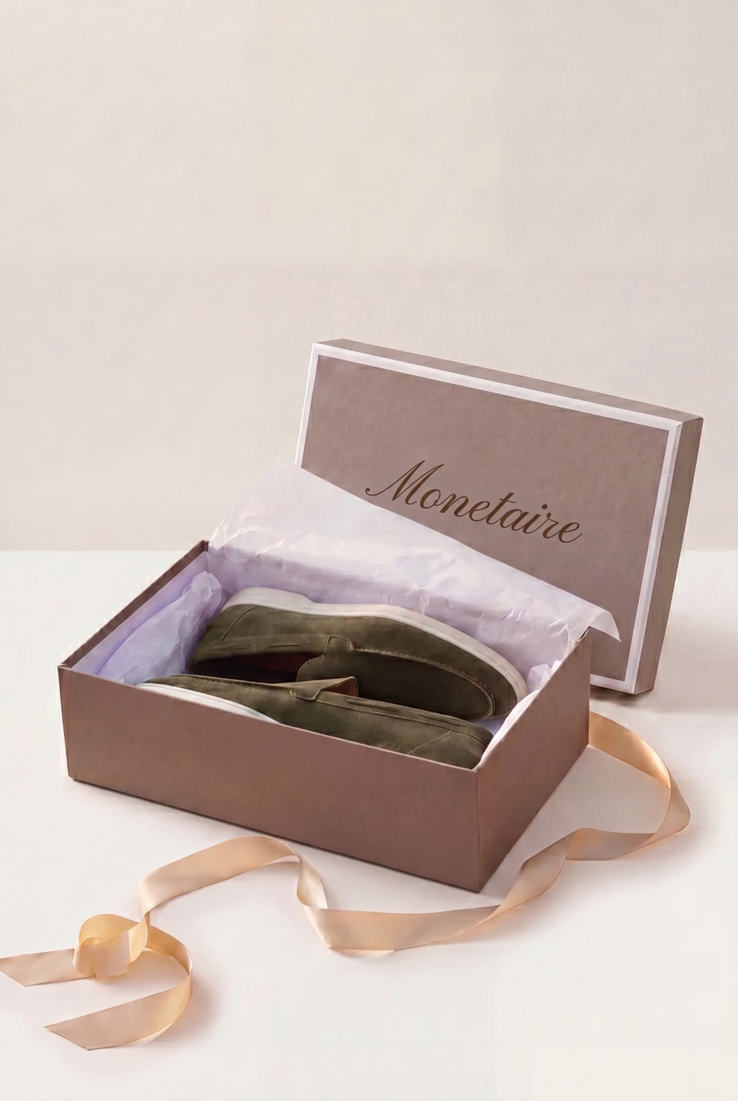 Amalfi Classic Suède Loafer Olive
