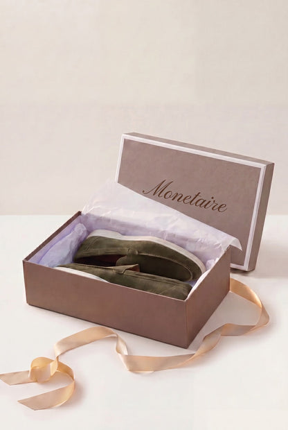 Amalfi Classic Suède Loafer Olive