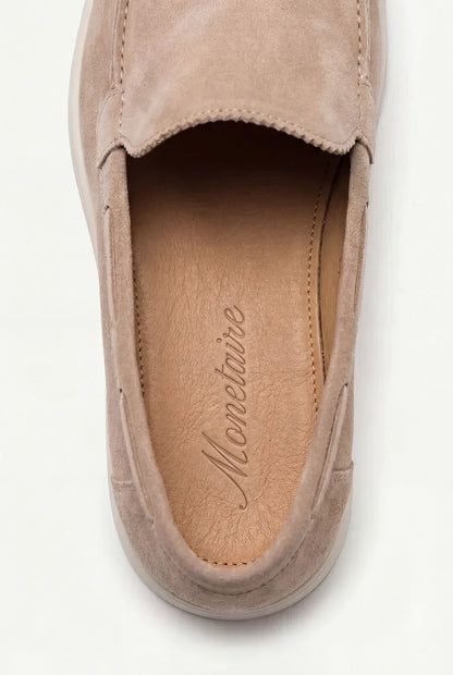 Amalfi Classic Suede Loafer Beige