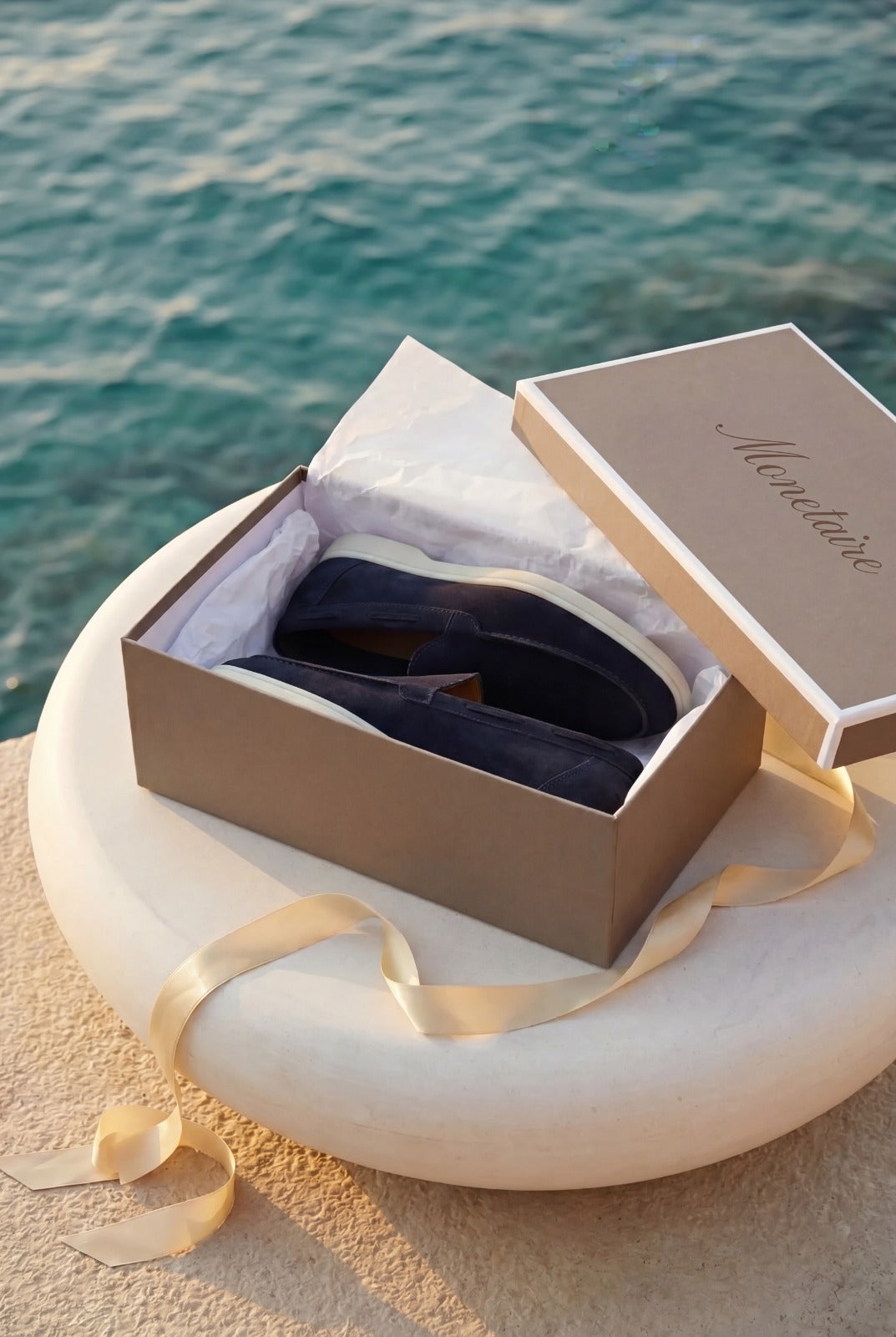 Amalfi Classic Suede Loafer Navy
