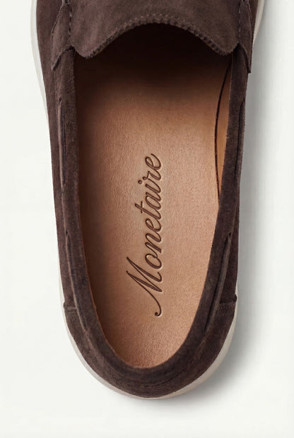 Amalfi Classic Suede Loafer Brown