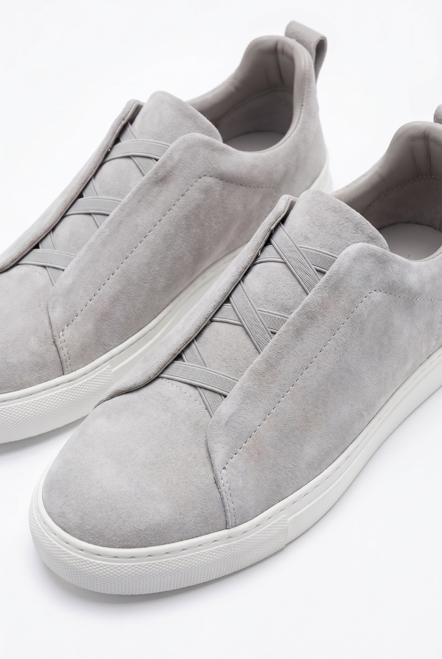 Monaco Suede Triple Stitch Sneaker Grey