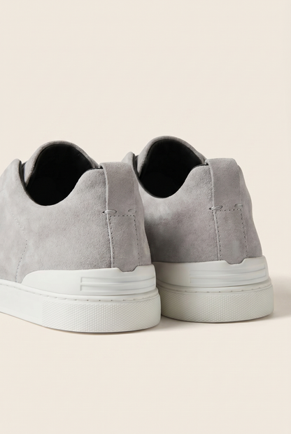 Monaco Suede Triple Stitch Sneaker Grey